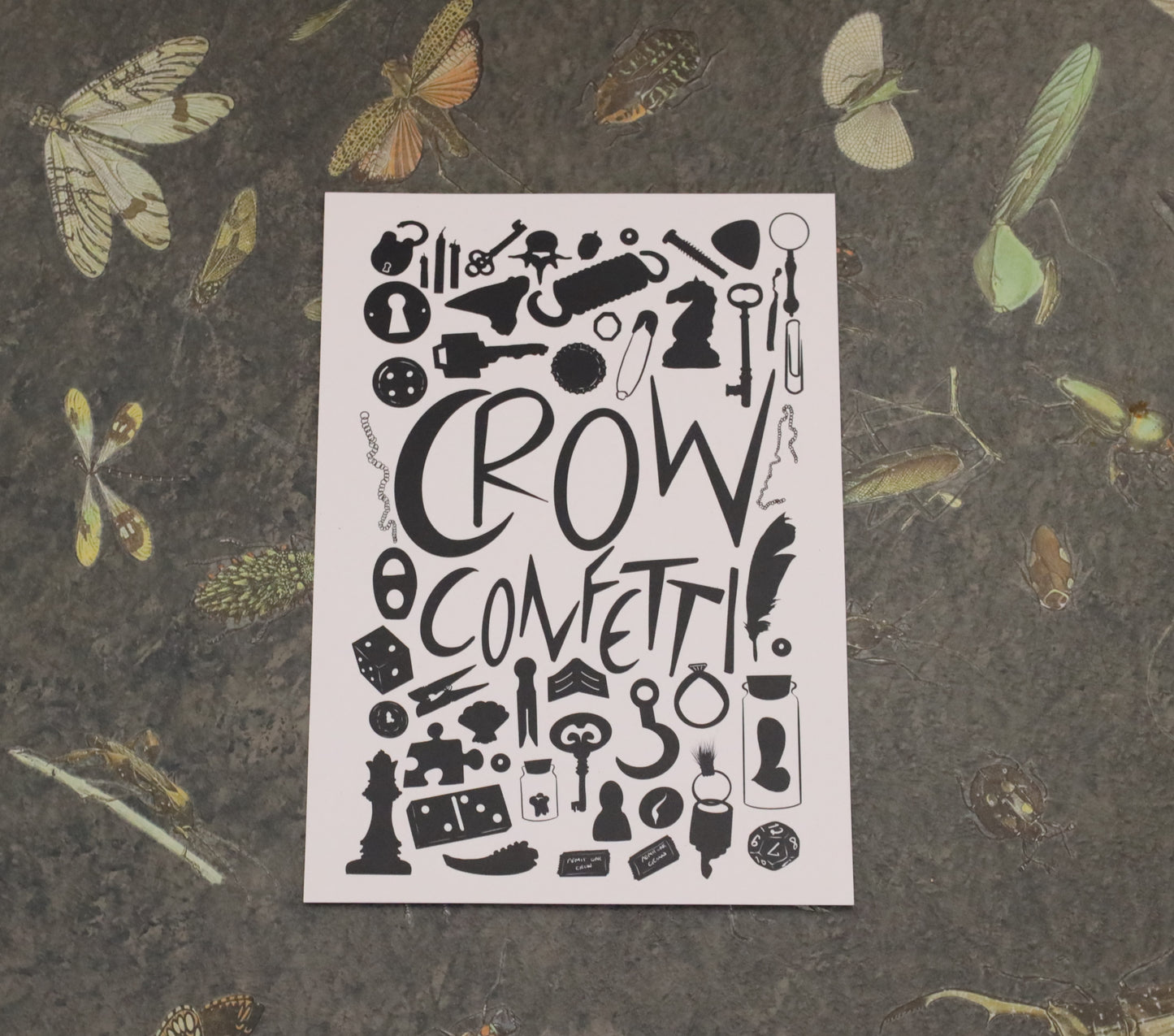Crow Confetti A5 Print