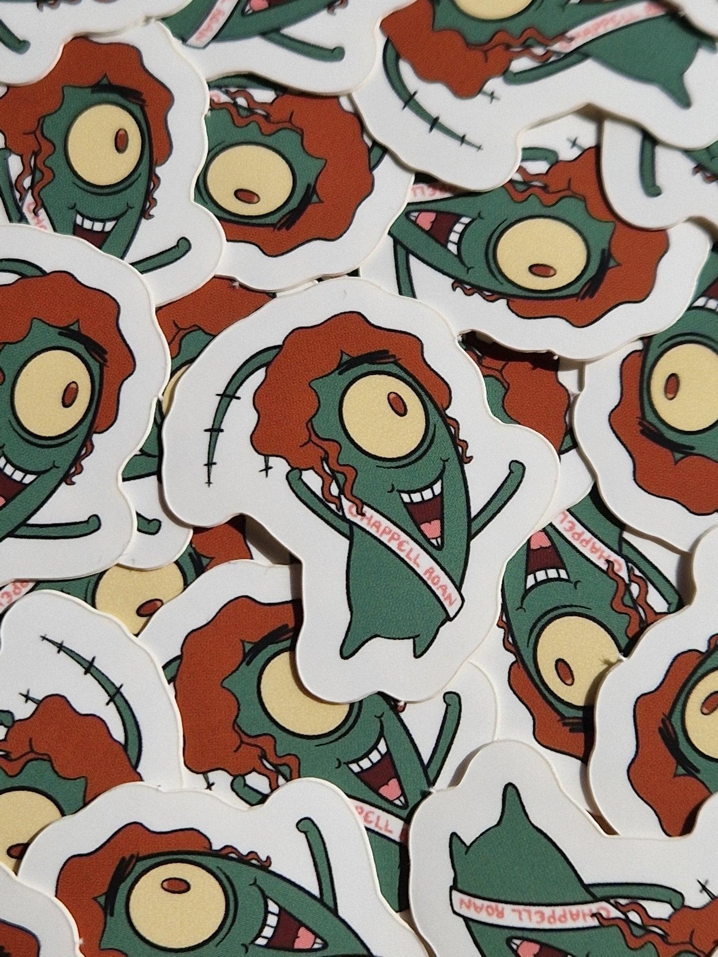 Pink Pony Plankton Sticker