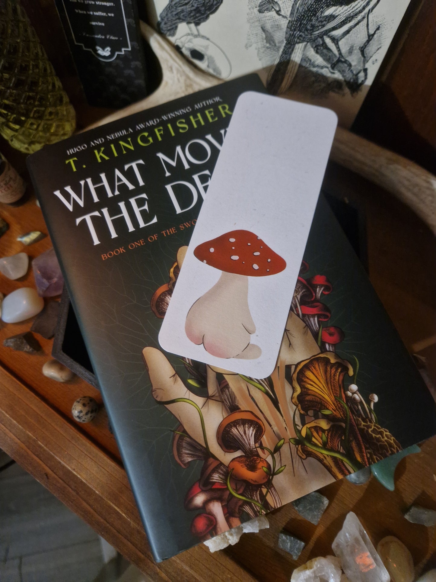 Paper Bookmark - Mushie with a Tushie