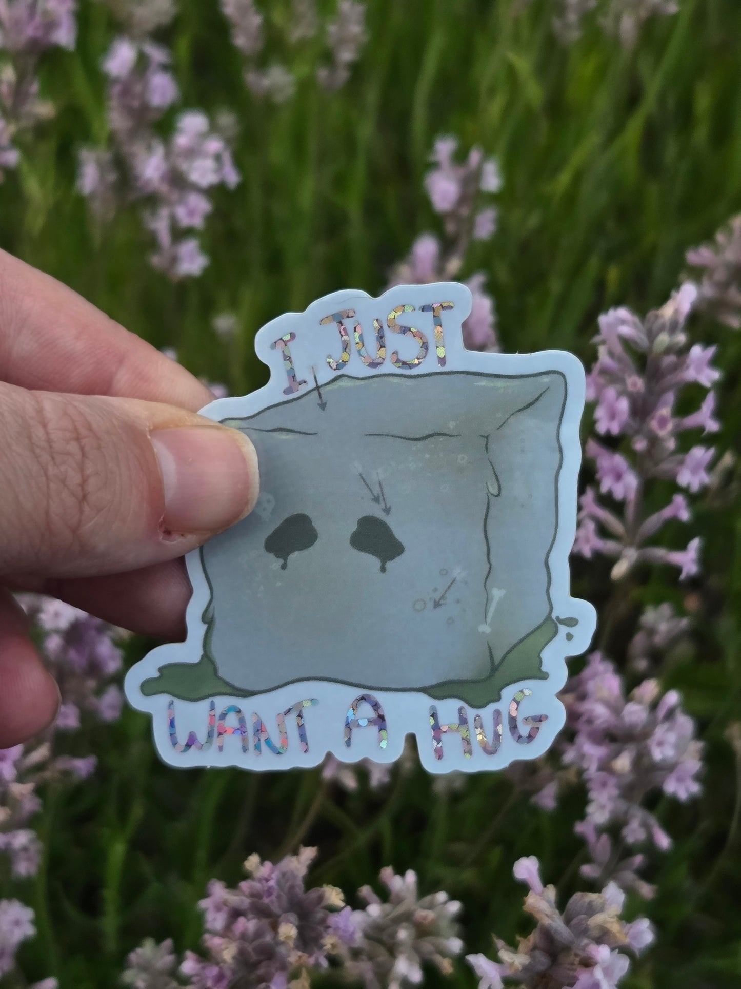 Gelatinous Cube wants a hug! Sticker