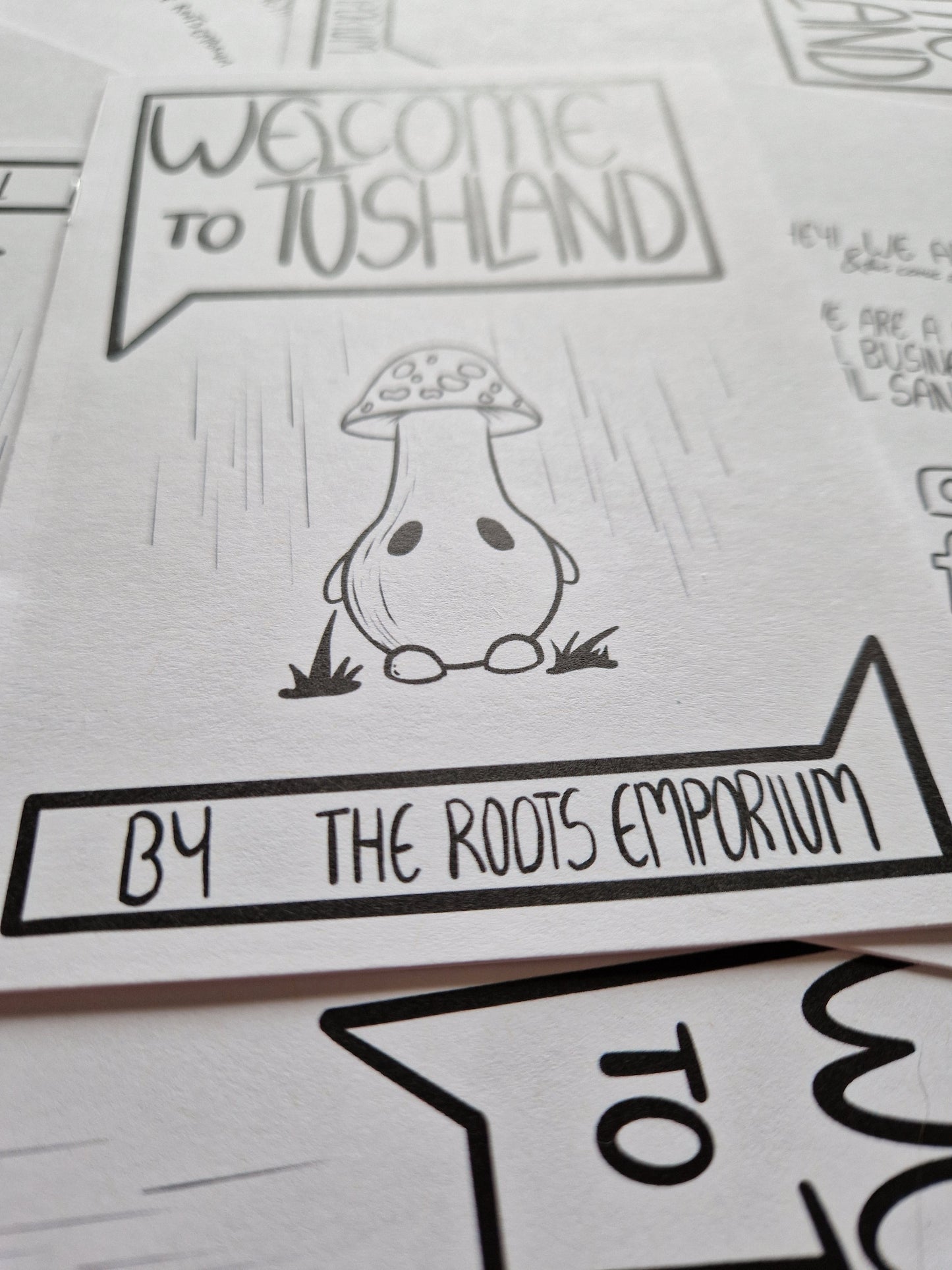 Welcome To Tushland A6 Zine