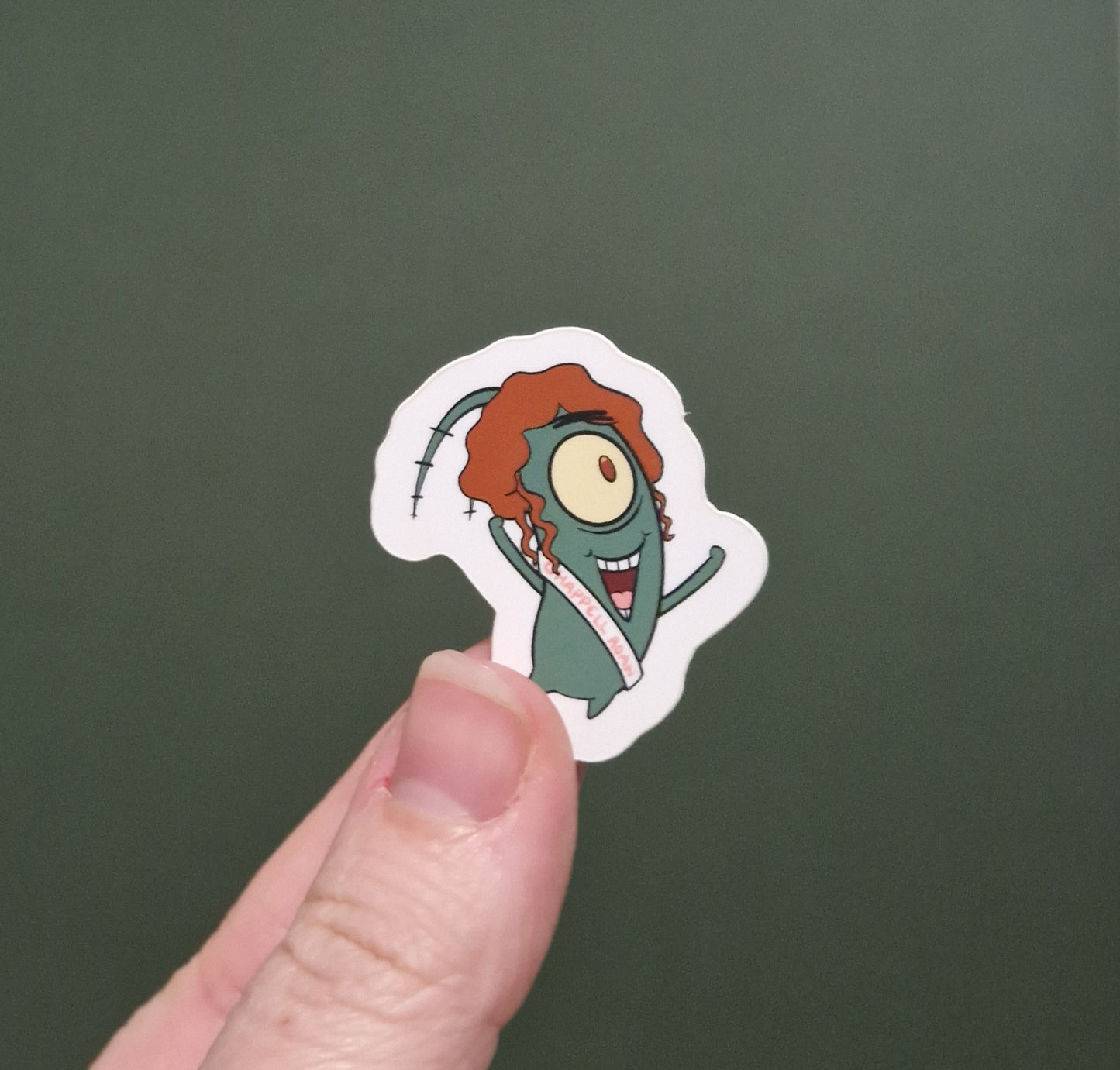 Pink Pony Plankton Sticker
