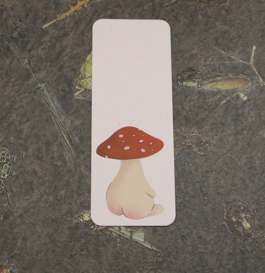 Paper Bookmark - Mushie with a Tushie