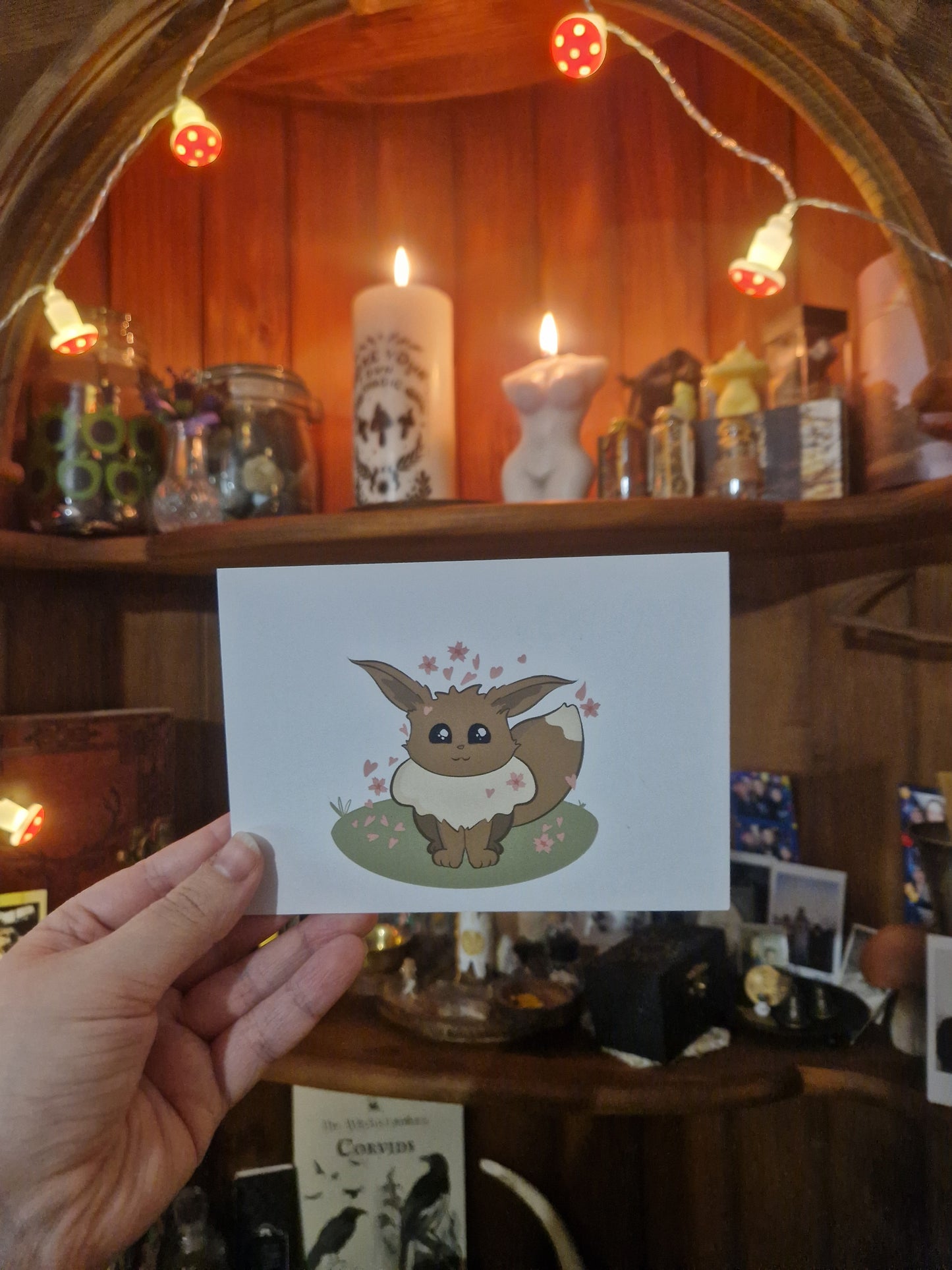 Sakura Eevee Postcard