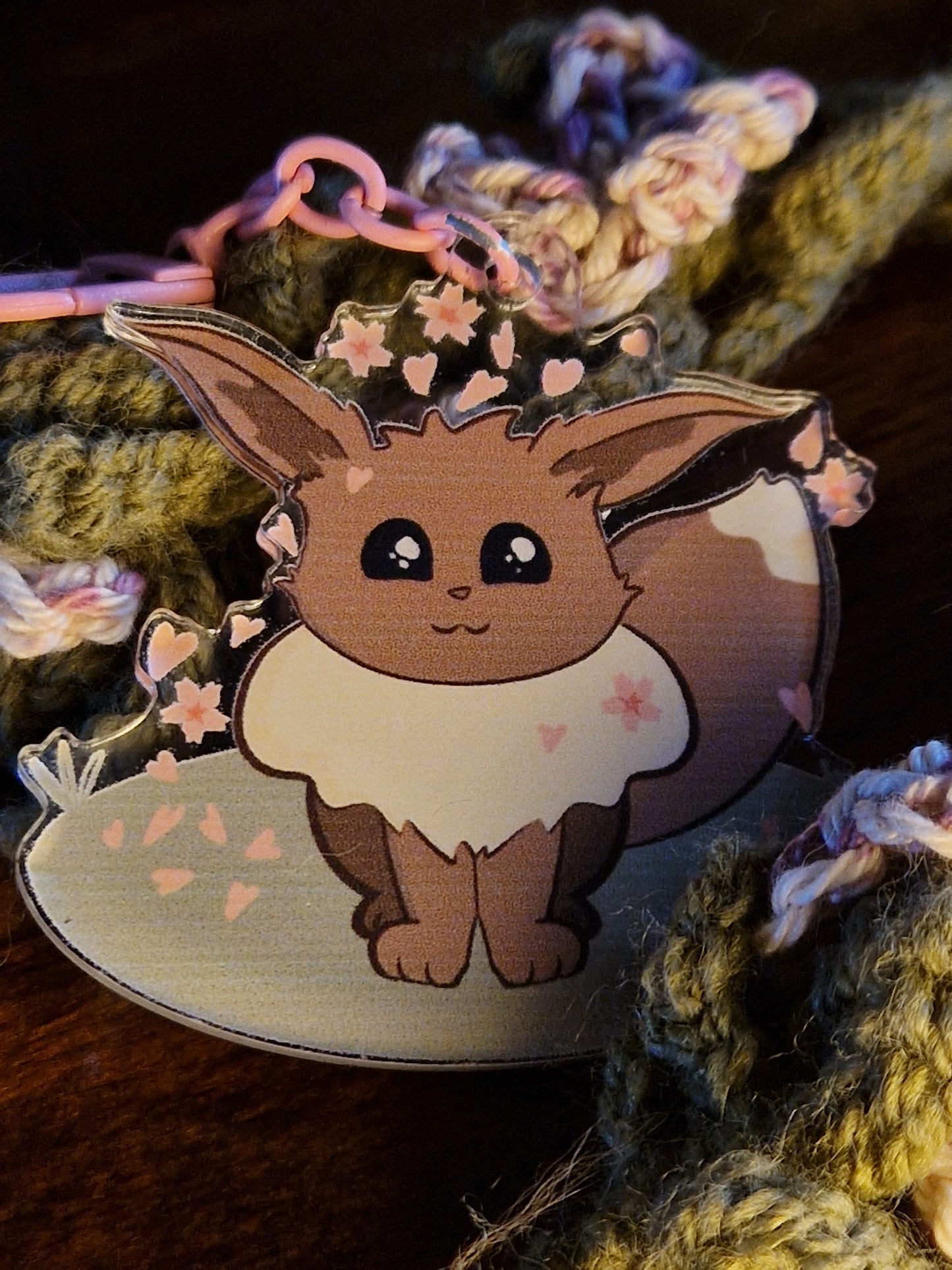 Sakura Eevee Keychaim/Bagcharm