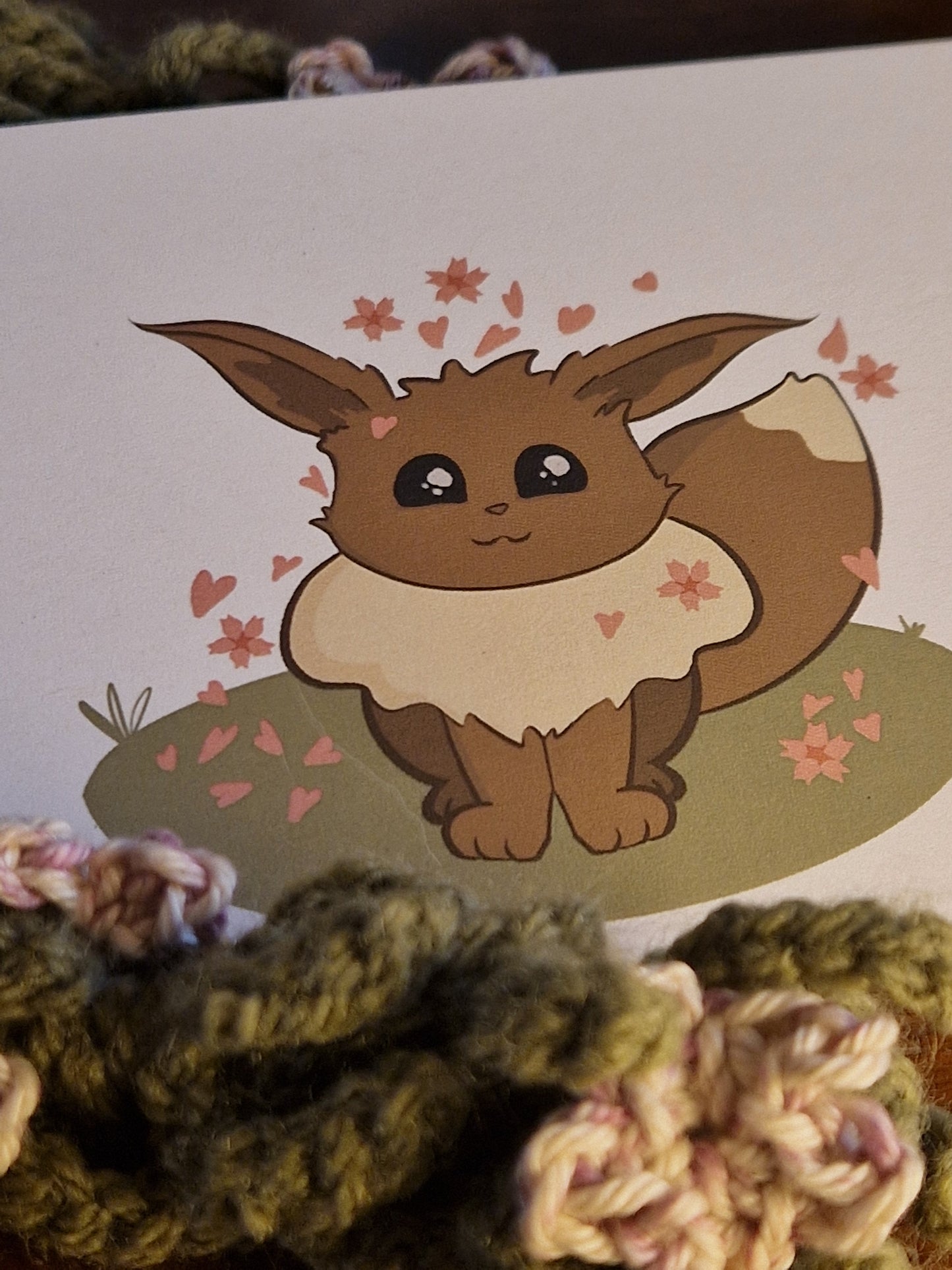 Sakura Eevee Postcard