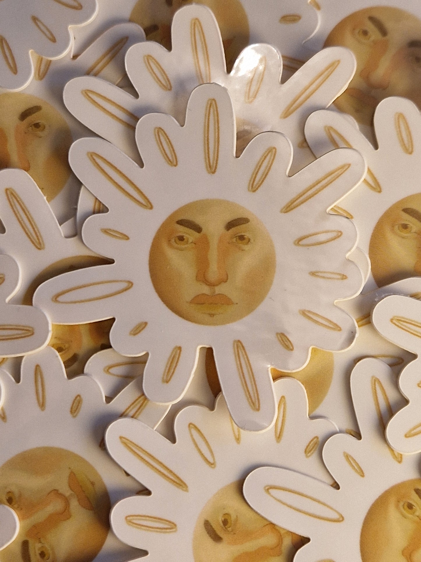 Handsome Sun Sticker