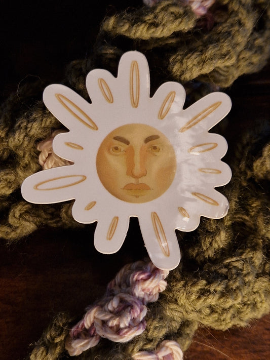 Handsome Sun Sticker