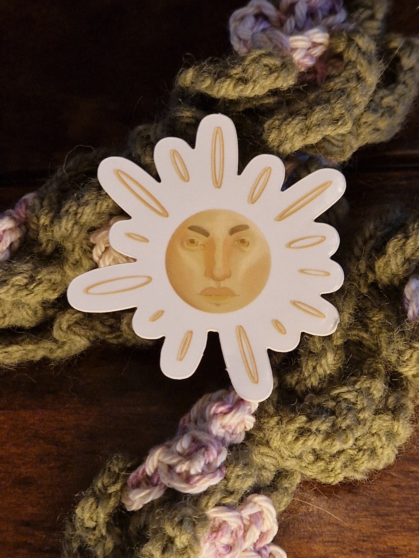 Handsome Sun Sticker