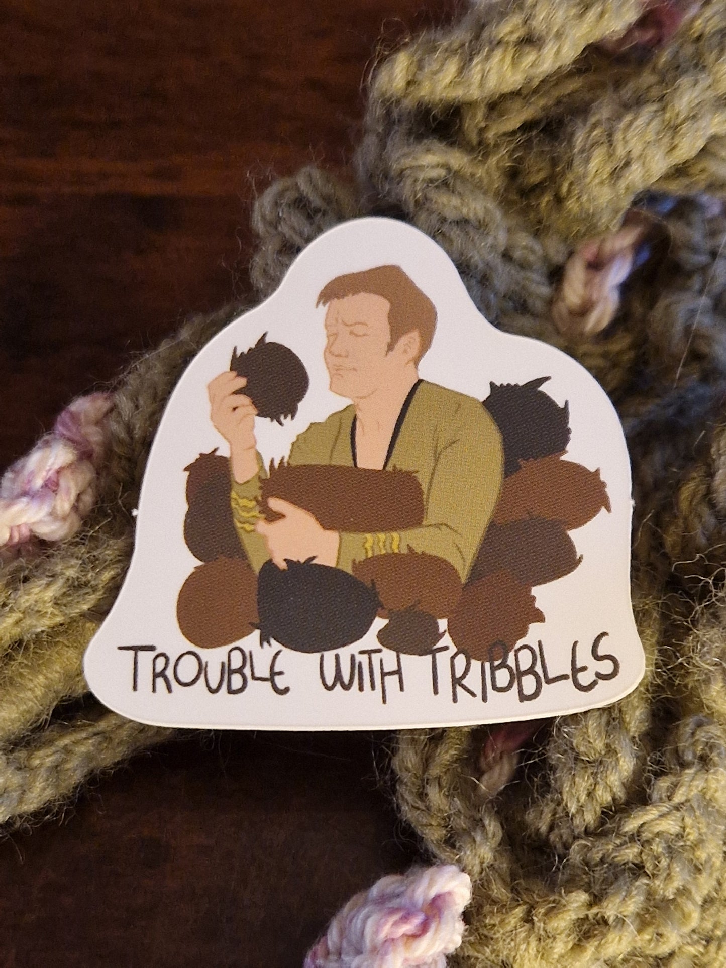 Trouble with Tribbles Sticker