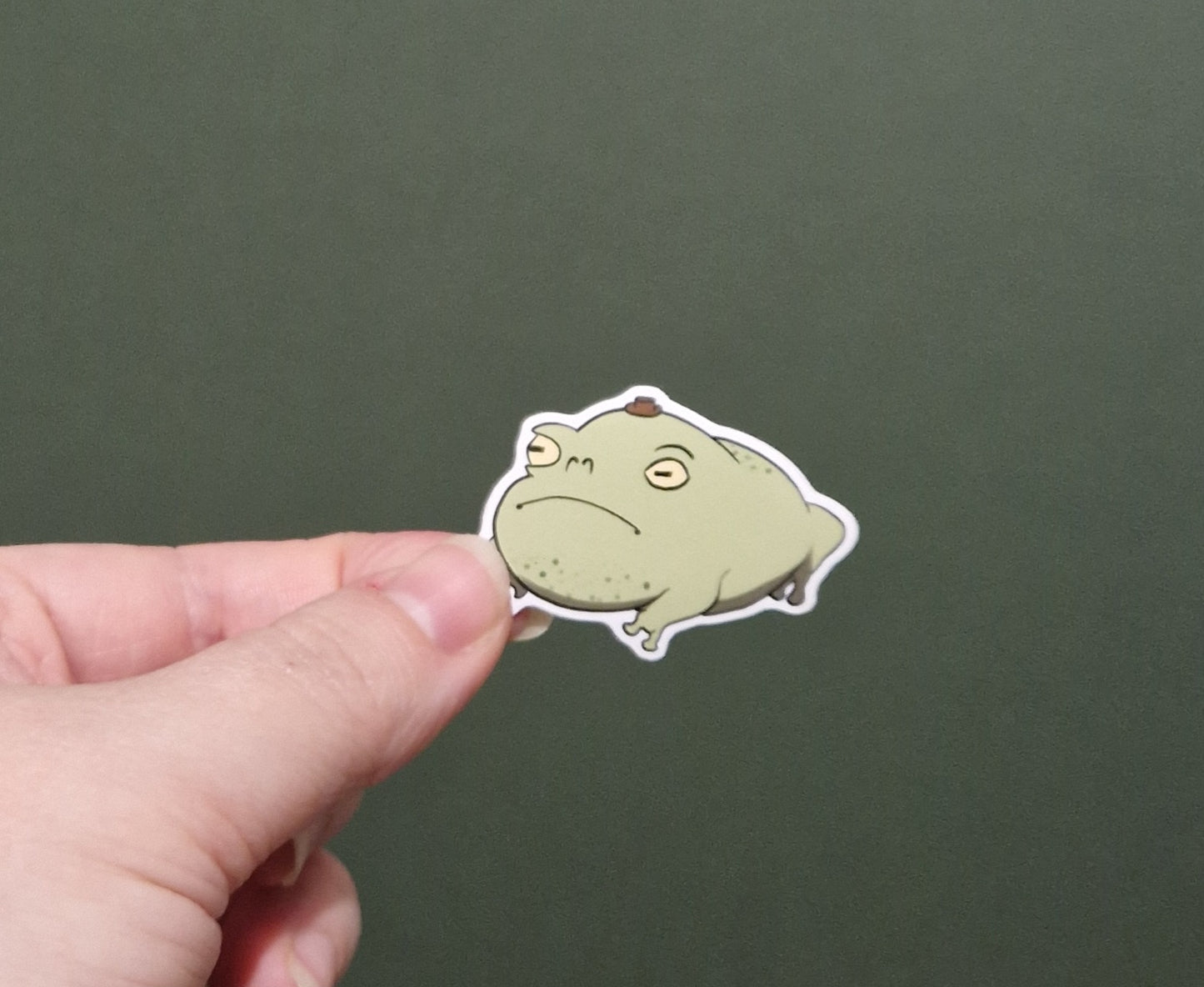 Distinguished Gentleman Frog Sticker