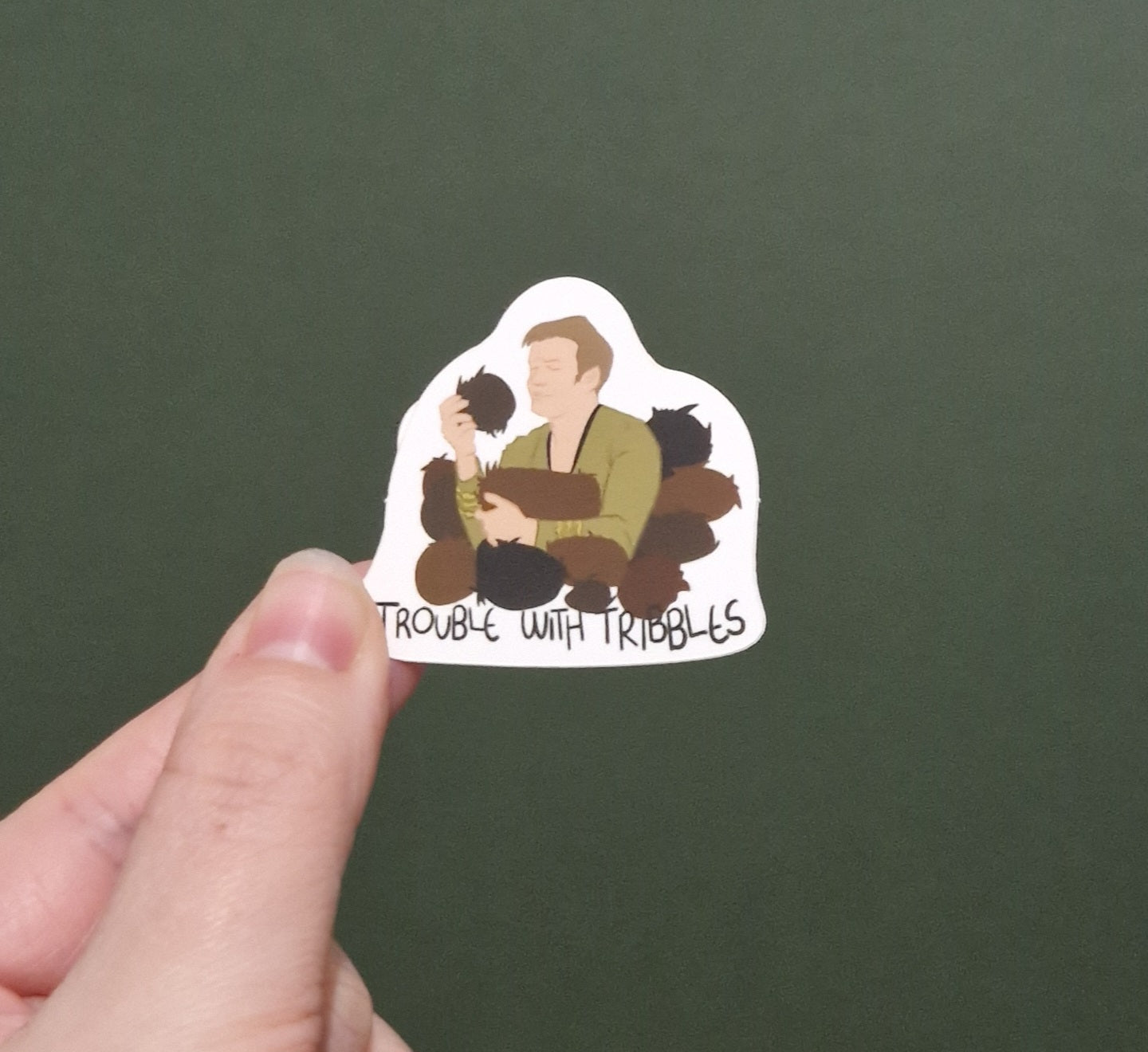 Trouble with Tribbles Sticker